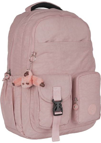 Relaxion Suya Dayanıklı Klinkır Kumaş 9 Bölmeli Geniş Hacimli Okul Günlük Spor Seyahat Sırt Çantası