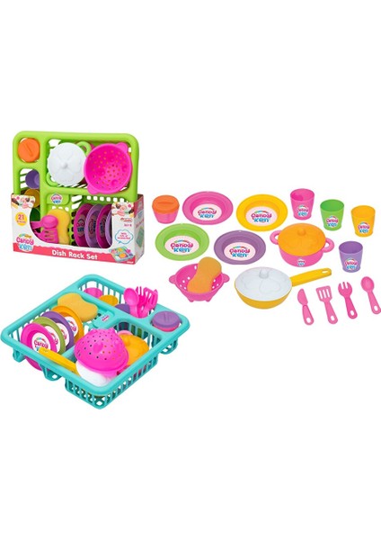 Dede Candy Bulaşık Seti Asortili