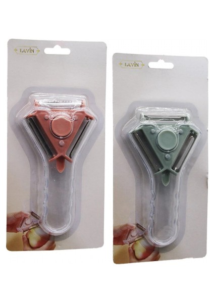 Şeffaf Çıkar Tak 3 Başlı Soyacak 15.5CMX9CM (5324)