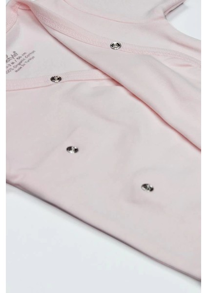 Bfs Organik Natural Basic Style Kruvaze Uzun Kol Body BS17102 Pembe fırsatları