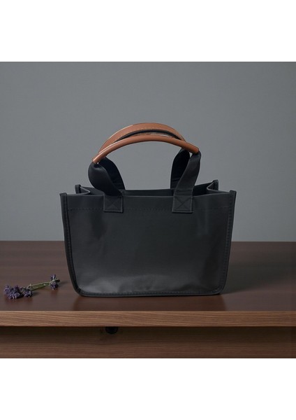 Kanvas Kumaş Ön Cepli Tote Bag El ve Omuz Çantası fiyatları