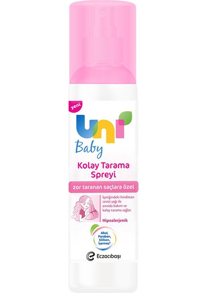 2 Adet Uni Baby Kolay Tarama Spreyi 200 ml fiyatları