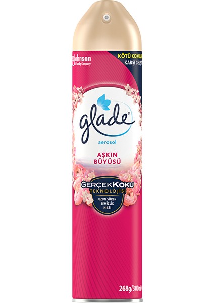 3 Adet Oda Kokusu Aerosol 300 ml Aşkın Büyüsü