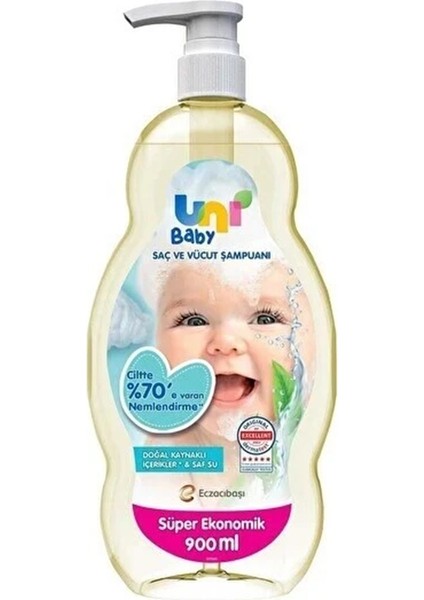 3 Adet Uni Baby Şampuan 900 ml fiyatları