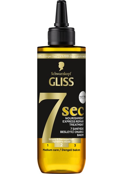 7 Sec Oil Nutritive Ekspres Onarıcı 200 ml 3 Adet