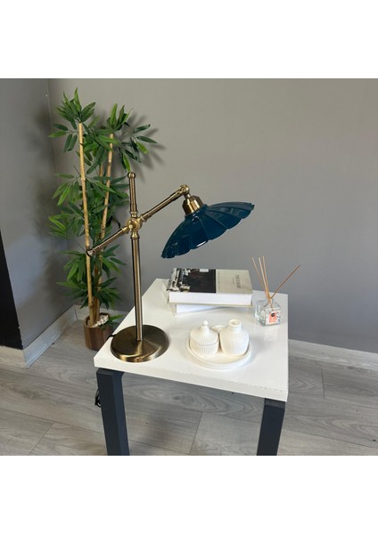 Risso Lacivert Masa Lambası Dekoratif Abajur Çocuk Odası Başucu Lambası Okuma Lambası modelleri