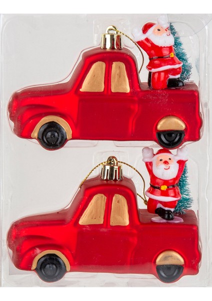 Snow Angels Yılbaşı Araba Ağaç Süsü YE24B230-093 2 Adet