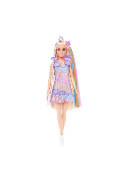 3 Adet Barbie Upuzun Muhteşem Saçlı Bebekler-Saç Tasarım Oyun Seti