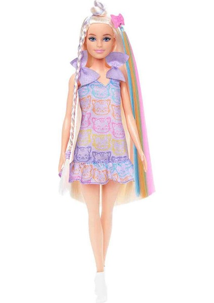 3 Adet Barbie Upuzun Muhteşem Saçlı Bebekler-Saç Tasarım Oyun Seti fiyatları