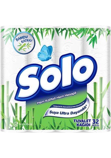 4 Adet Solo Bambu Tuvalet Kağıdı 32 Li Katlı fiyatları