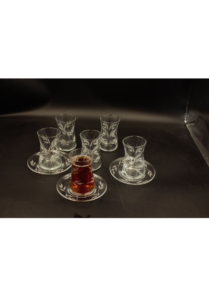 Kesme Yaprak Desenli Heybeli Çay Takımı fiyatları