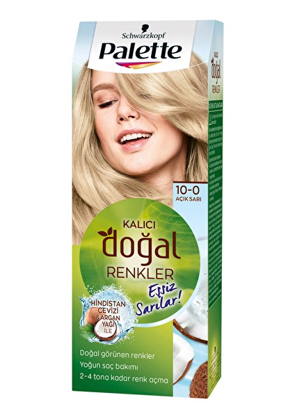 3 Adet Palette Natural Saç Boyası 10.0 Açık Papatya