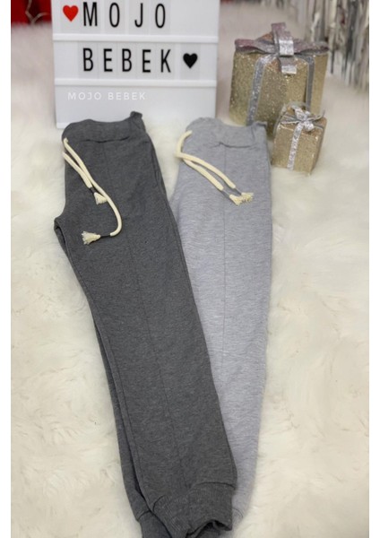 Kız Çocuk Kordonlu Eşofman Alt 1064 Füme fırsatları