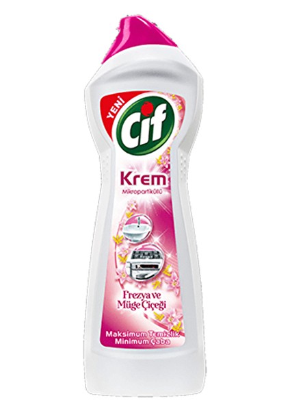 4 Adet Cif Krem 750 ml Frezya ve Müge Çiçeği
