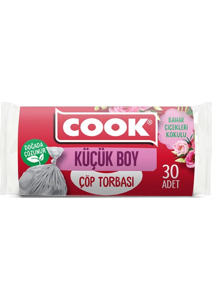 4 Adet Cook Çöp Torbası Küçük Boy Bahar Kokulu 30'lu fiyatları