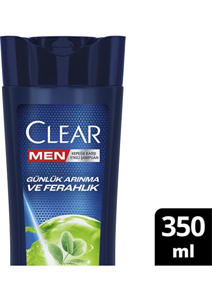 4 Adet Clear Men Günlük Arınma ve Ferahlık Şampuan 350 ml