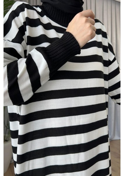 3389 Yeva Enine Çizgili Triko Tunik fiyatları