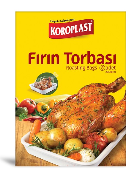 4 Adet Koroplast Fırın Torbası 25*38 fiyatları