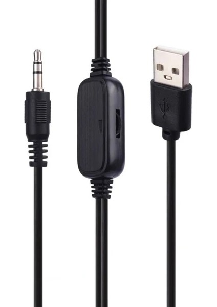 S-553 3-5mm Trs - USB Güç - Renkli Işıklı Hoparlör