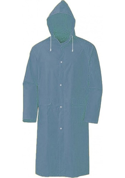 Kapşonlu Cepli Lüx Yağmurluk Lacivert- Standart Beden 2xl