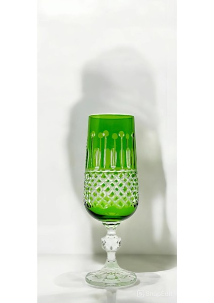 Kesme El Işçiliği Kristal Kahve Yanı Flüt Su Bardağı fiyatları