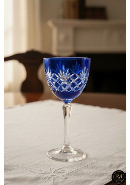 Kristal Ayaklı Püskül Desenli Lüks Kadeh