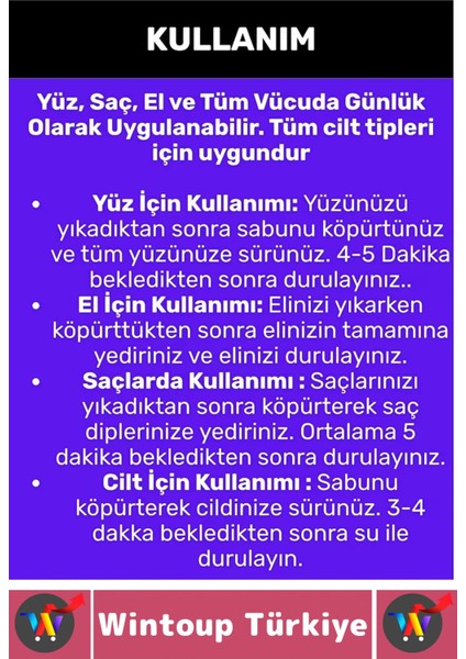 Doğal Saf Saç Cilt Vücut Cilt Dengesi Koruyan Tazeleyen Gözenek Temizleyen Yılan Otu Sabunu 2 Adet modelleri