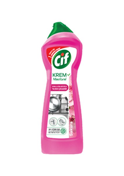 2 Adet Cif Krem Sakura 750 ml
