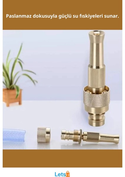 Ayarlanabilir Basınçlı Hortum Başlığı Gold Pirinç Malzeme fiyatları