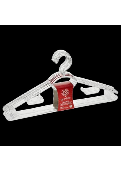 Günlife Kristal Elbise Askısı 6'lı