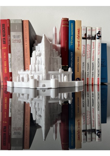 Yüzüklerin Efendisi Minas Tirith Şehri Kitap Tutucu Kitap Tutucu Book Nook Taş Döküm Ağır Ürün