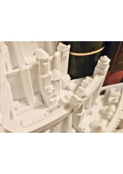 Yüzüklerin Efendisi Minas Tirith Şehri Kitap Tutucu Kitap Tutucu Book Nook Taş Döküm Ağır Ürün fırsatları