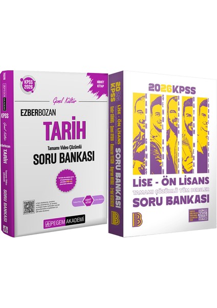 2026 Kpss Lise Ön Lisans Tüm Dersler Soru - 2026 Kpss Ezberbozan Tarih Çözümlü Soru