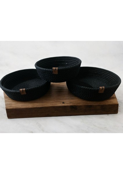 3lü Hasır Sepet Hasır Havlu Mutfak ve Banyo Salon Oturma Odası Organizeri Çok Amaçlı Sepet Takımı