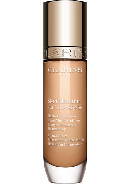 Skin Illusion Full Coverage - Yüksek Kapatıcı Cilt Bakım Fondöteni 108W - 30 ml