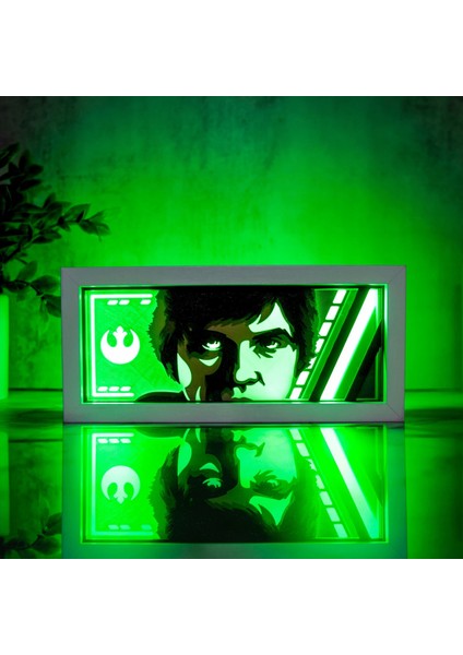 Luke Skywalker LED Işık Kutusu