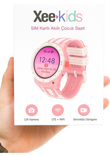 4g Lte Wi-Fi Destekli Sım Kartlı Akıllı Çocuk Saati – Görüntülü Görüşme, 2 Mp Kamera, Gps Takip, Suya Dayanıklı