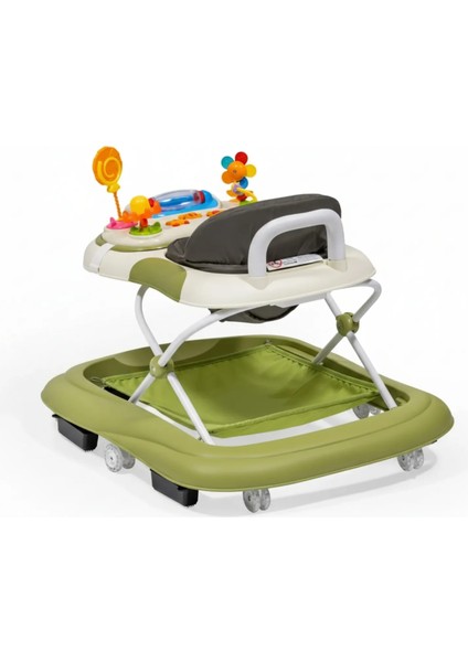 Kidido 3 Kademeli Yükseklik Ayarlı Sallanan Bebek Yürüteci Yeşil fiyatları