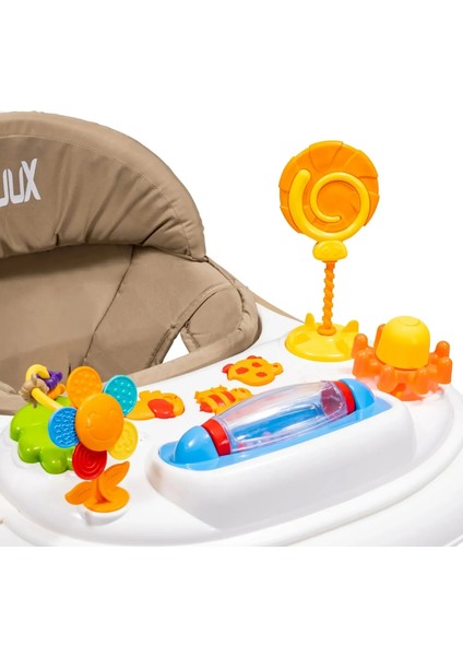 Kidido 3 Kademeli Yükseklik Ayarlı Sallanan Bebek Yürüteci Yeşil