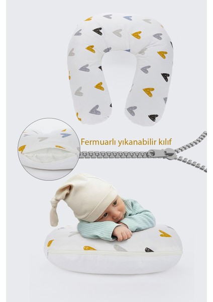 Ergonomik Destekli Bebek Emzirme Yastığı Anne Minderi Çok Amaçlı Mama Yastığı Fermuarlı Yıkanabilir fiyatları