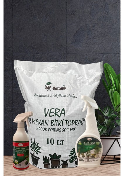 Vera Iç Mekan Bitkileri Bakım Seti 3lü Set VS3LÜ