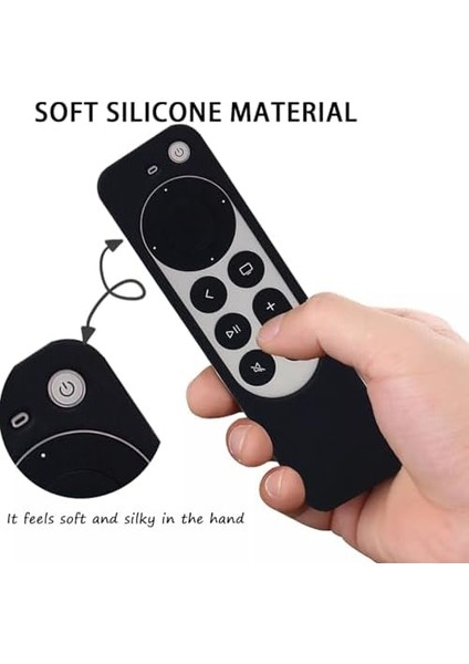 Tv 4K 2021 ile Uyumlu Kılıf Silikon Koruma Kumanda Koruma Kılıfı Tam Uyumlu Kırmızı (Kırmızı) modelleri