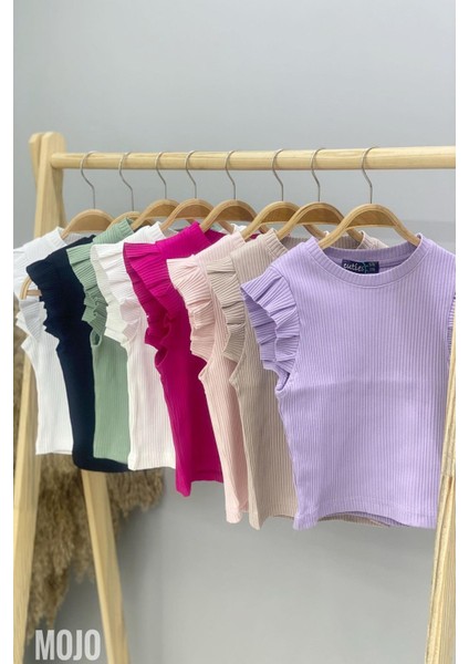 Kız Çocuk Fırfırlı Kaşkorse Kol Detaylı Bluz 3292 Siyah modelleri