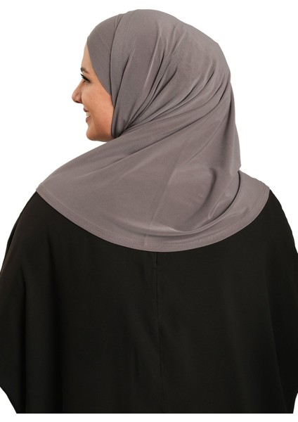 Vizon Pratik Hazır Geçmeli Boru Boneli Ikili Tesettür Eşarp Sandy Düz 2501_10 fırsatları