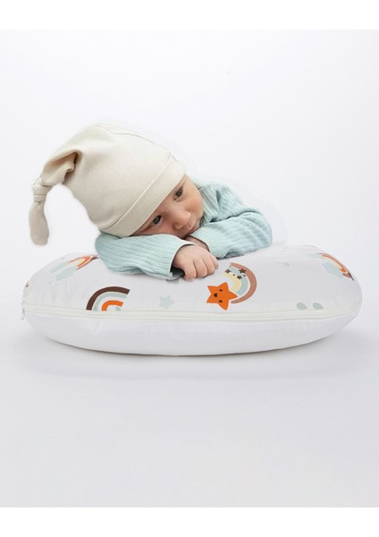 Ergonomik Destekli Bebek Emzirme Yastığı Anne Minderi Çok Amaçlı Mama Yastığı Fermuarlı Yıkanabilir modelleri