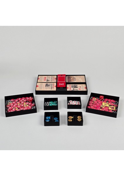 Masa Oyunu Aksesuarı- İhtilal Oyunu Uyumlu 3D Baskı Organizer/ Insert Düzenleyici +UqmoTag (OYUN DAHİL DEĞİLDİR.)