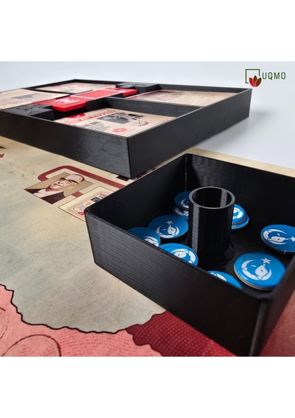Masa Oyunu Aksesuarı- İhtilal Oyunu Uyumlu 3D Baskı Organizer/ Insert Düzenleyici +UqmoTag (OYUN DAHİL DEĞİLDİR.) indirimleri