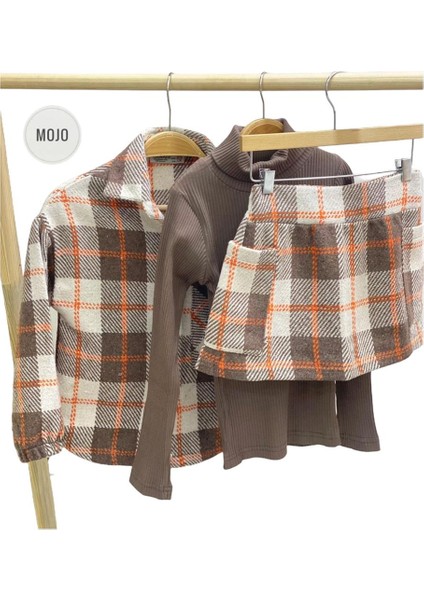 Kız Çocuk 5-14 Yaş Balıkçı Yaka Kaşkorse Body 3098 Kahverengi fırsatları