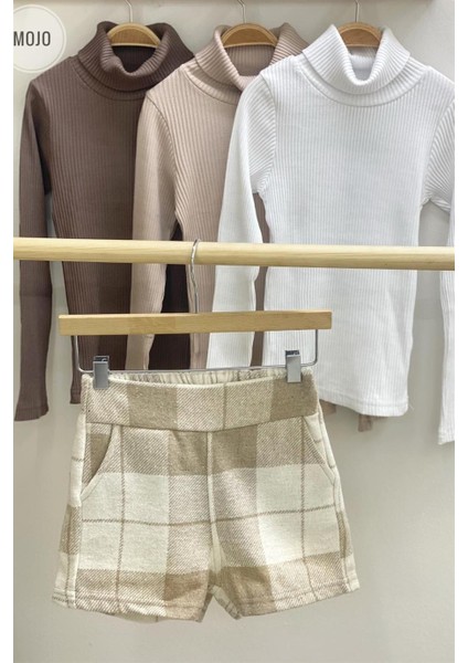 Kız Çocuk 5-14 Yaş Balıkçı Yaka Kaşkorse Body 3098 Kahverengi indirimleri