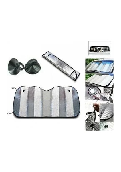 Oto Ön Cam Güneş Koruma Katlanabilir Isı Yalıtımı Ford Focus Toyota Corolla Skoda Superb Dacia Duster fiyatları